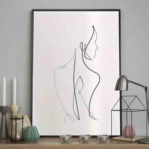 Poster/sketchline/naked/40x50