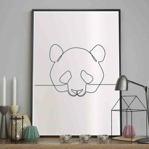 Poster/sketchline/panda/50x70