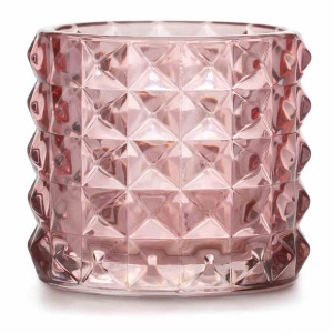 Candleholder/ah/malaga/powderpink/7x6,5