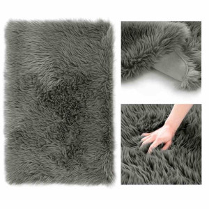 Rug/ah/dokka/nonslip/darkgrey/50x150