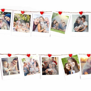 Ledlig/kaleo/clip/heart/red/10pcs