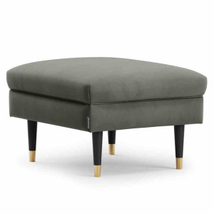 Footstool/hom/pepper/silver