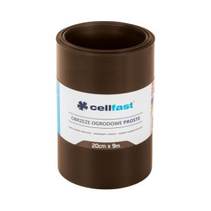 Obrzeże Płaskie CELL 20cm/dł.9m brąz (30-213H)