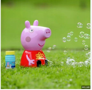 Maszynka do robienia baniek Świnka Peppa, 25cm