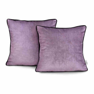 Cus/ah/velvet/mauve/piping/45x45*2