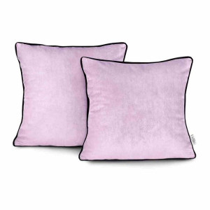Cus/ah/velvet/pink/piping/45x45*2