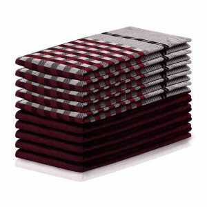 Kit/louie/check&art/burgundy&black/10pack/50x70