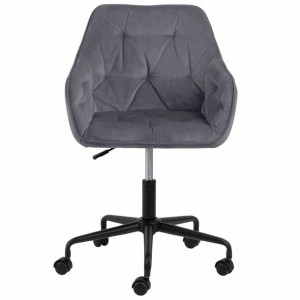 Deskchair/office/act/silvana/dgrey+black/88x59x58
