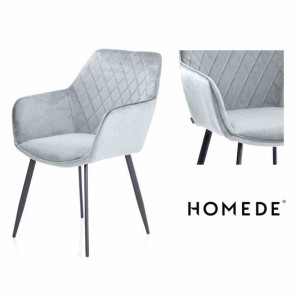 Chair/hom/vialli/silver