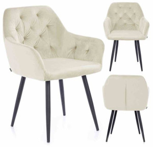 Chair/hom/argento/cream