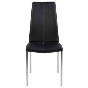Chair/dining/act/calipso/black+chrome