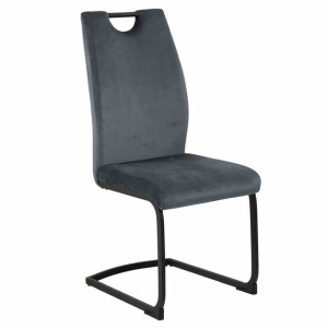 Chair/dining/act/consthum/darkgrey+black/100x43x58