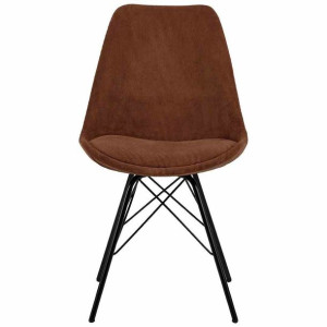 Chair/dining/act/kaesfurt/copper+black/85x48x54