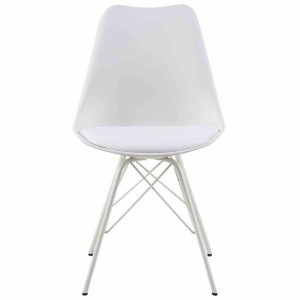 Chair/dining/act/kaesfurt/white/85x48x54