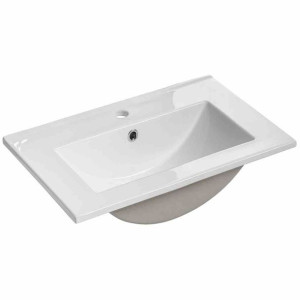 Bathroom/washbasin/hom/fixe/white/17x52