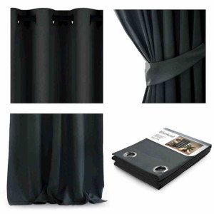 Curt/ah/blackout/eyelets/charcoal/140x270/1pc