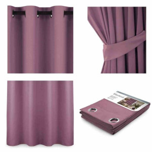 Curt/ah/blackout/eyelets/mauve/140x245/1pc