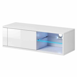 Tvcabinet/viv/dea/white/led/100x30,5