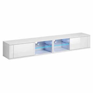 Tvcabinet/viv/dea2/white/led/200x30,5