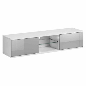 Tvcabinet/viv/papilio/white+grey/140x30,5
