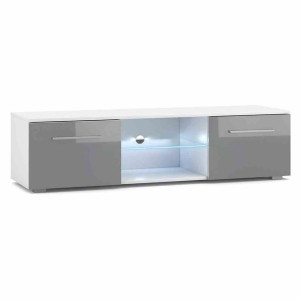 Tvcabinet/viv/pareo/white+grey/led/140x36
