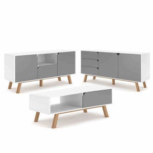 Furniture/set/viv/creo/white+grey