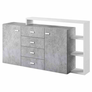 Furniture/sideboard/hel/nocturne/concretebr+white
