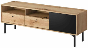 Furniture/tvunit/psk/flowless/artisanoak+black/frtv151