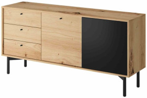 Furniture/sideboard/psk/flowless/artisanoak+black/fk151