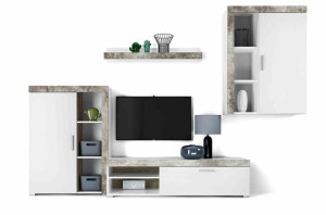 Furniture/set/psk/woli/concrete+white