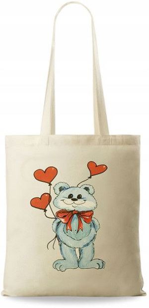 Torba BAWEŁNIANA Płócienna EKO ZAKUPY Shopper BAG