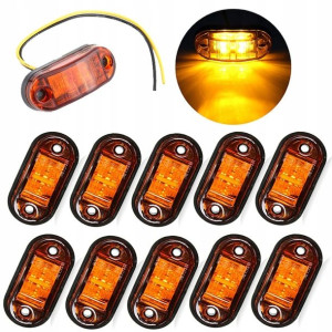 10x Lampa Obrysowa Obrysówka Diodowa Led Obrysówki