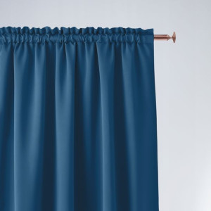 Zasłona AURA granat matowa 140x250 taśma