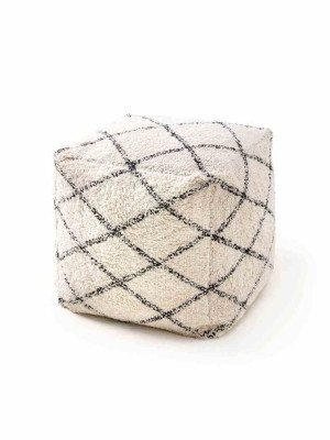 Pouf/benut/naomi/cream/45x45x45