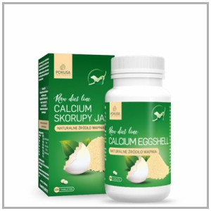 RawDietLine Skorupy jaj 120 tabl. Dla psa, dla kota