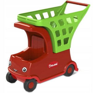 Wózek Auto Na Zakupy Koszyt Coil Czerwony