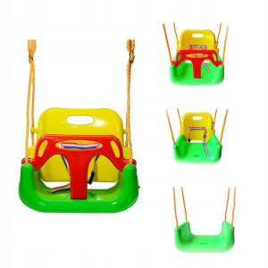 Huśtawka Dla Dzieci Ogrodowa 3w1 Coil Green
