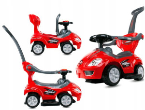 Jeździk Pchacz Chodzik 3w1 Mega Car Delux Coil