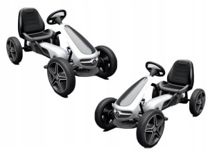 Gokart Na Pedały Mercedes Biały Coil