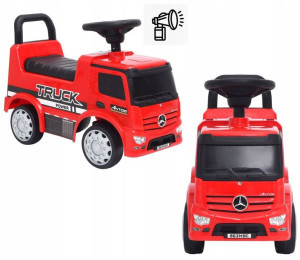 Jeździk Mercedes Benz Truck Czerwony Coil