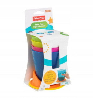 Kubeczki Z Podstawką Fisher Price 236ml 4 Sztuki