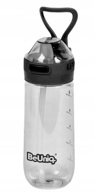 Butelka Na Wodę Czarna Bidon Paso 650 Ml