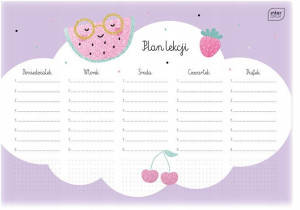Plan Lekcji Brokat A4 Glitter