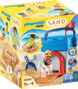 Playmobil 1 2 3 Zestaw Zamek Do Piasku