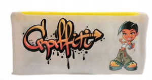 Piórnik Saszetka Plastikowa Grafitti Panta Plast