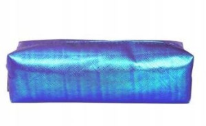 Oryginalny Piórnik Tuba Metaliczny Hologram Fiolet
