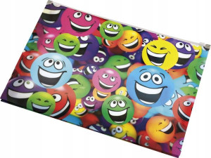 Panta Plast Smiley Koperta Z Nadrukiem Zip A4