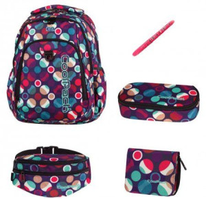 Mega Zestaw Coolpack Dots Plecak Z Wyp. Gratis