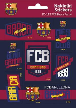 Naklejka Fc Barcelona Fc-115 Nalepka Samoprzylepne