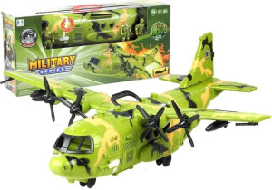 Ogromny Samolot Wojskowy Militarny Figurki  64 cm
